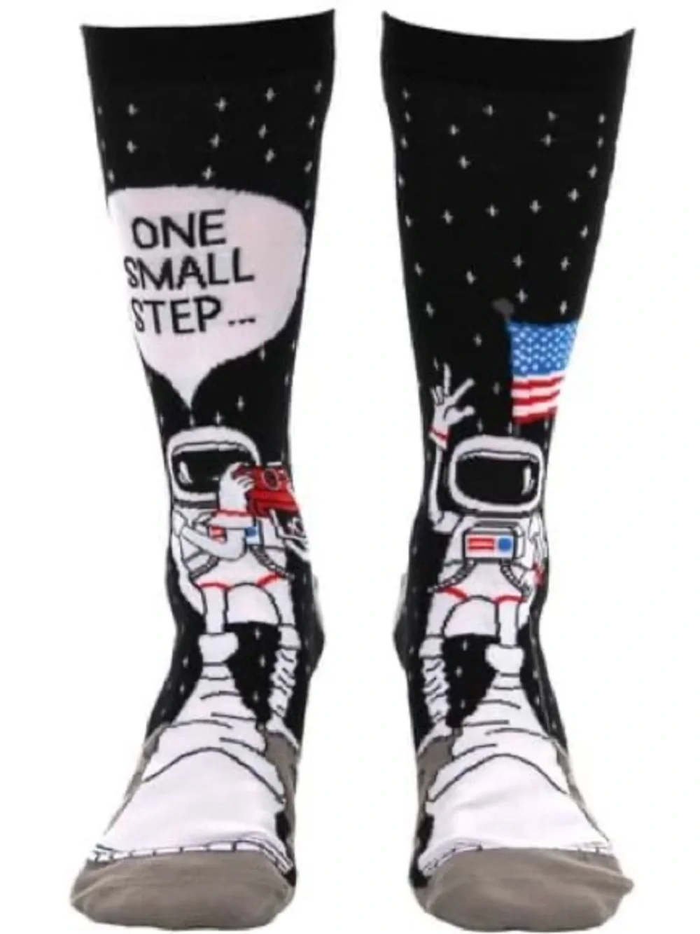 🧑‍🚀 Out of This World! Foot Forward Astronaut Crew Socks 🚀